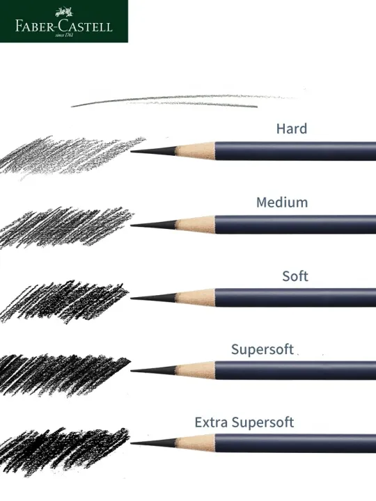 5/6PCS%20Faber%20Castell%20Goldfaber%20Charcoal%20Graphite%20Sketch%20Set%20EX-Soft%20Medium%20Hard%20Pencils%20for%20Drawing%20Sketching%20Shading%20Artists%20-%20Image%203