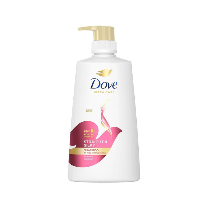 International Thailand Product Dove Straight & Silky Shampoo Used For male /female 680 Ml