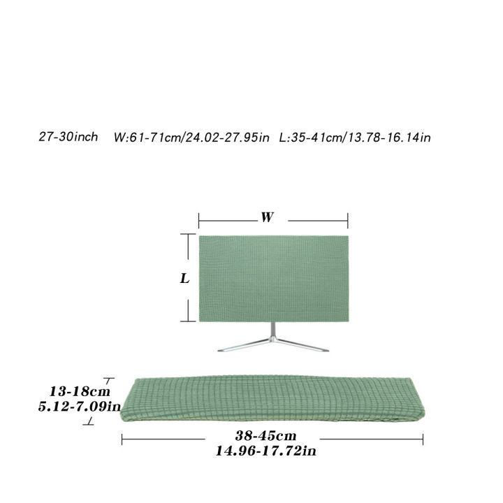 Computer%20monitor%20dust%20cover%202-piece%20set%20(1%20Monitor%20cover%20and%201%20keyboard%20cover)%20elastic,%20suitable%20for%2024-30%20inch%20monitors%20-%20Image%202