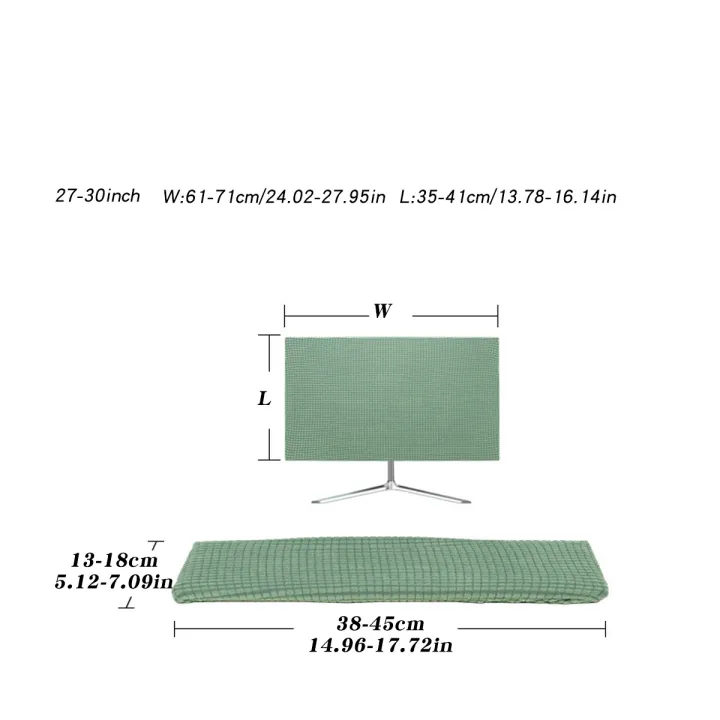 Computer%20monitor%20dust%20cover%202-piece%20set%20(1%20Monitor%20cover%20and%201%20keyboard%20cover)%20elastic,%20suitable%20for%2024-30%20inch%20monitors%20-%20Image%202