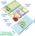 Teachers' Day Theme Sticky Note Combination This multi-piece set of cute school themed handbill stickers cartoon Sticky notes. 