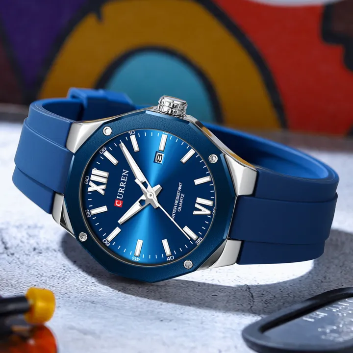 CURREN%20Simple%20Luxury%20Men's%20Watches%20New%20Business%20Quartz%20Wristwatch%20with%20Silicone%20Strap%20Luminous%20Hands%20Waterproof%20Clock%20-%20Image%206