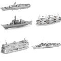 Mini 3D Metal Puzzle for Kids 14+ Manual DIY The Star Ferry Burke Class Destroyer The Bauhinia Assemble Model Education Toys. 