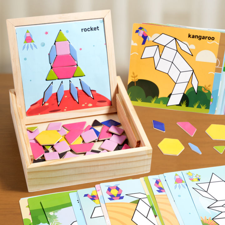 Geometric%20Magnetic%20Puzzle%20Shape%20Sorter%20Wooden%20Blocks%20Develop%20Imagination%20Safe%20Magnetic%20Puzzles%20Wood%20Tangram%20Geometric%20-%20Image%203