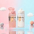 3D Printed 550ML Cute Cat Sippy Cup – Lightweight Plastic Kids’ Water Bottle for School & Travel Leakproof Portable Sports Drink. 