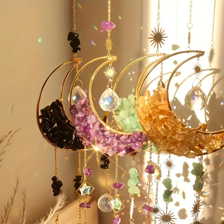 1/4pcs%20Moon%20Shaped%20Crystal%20Sun%20Catcher,%20Car%20Pendant,%20Magic%20Rainbow%20Hanging%20Wall%20Decoration,%20Fantasy%20Crystal%20Pendant,%20Rainbow%20-%20Image%205