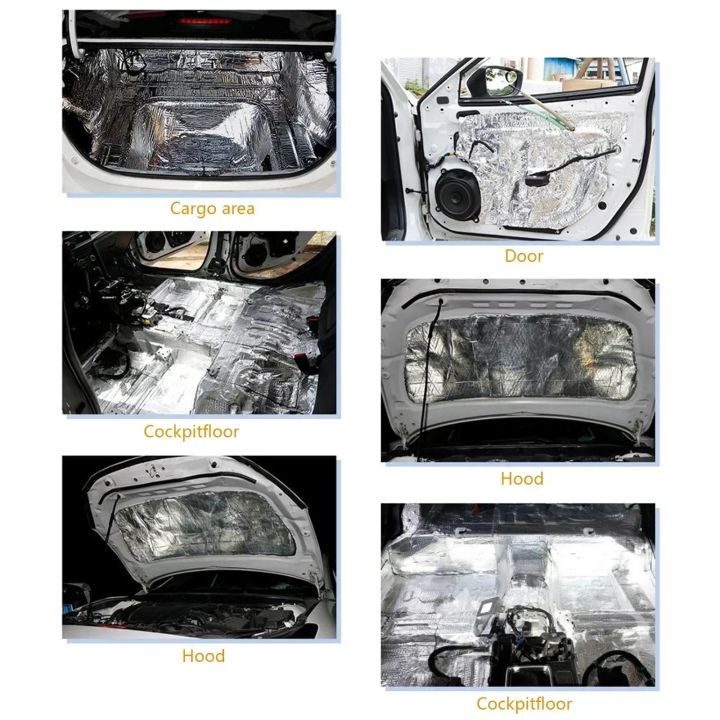 200x50cm%205/10mm%20Car%20Noise%20Deadening%20Mat%20Sound%20Proofing%20Deadener%20Heat%20Insulation%20Mat%20Hood%20Closed%20Cell%20Foam%20Vehicle%20Accessories%20-%20Image%202