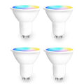 RGB LED Light Bulb 9W GU10 Graffiti WIFI Smart Bluetooth Bedroom Lamp Bulbs Adjustable Light. 