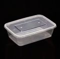 Disposable Plastic Container 500 ml | Transparent food storage container | Pack of 10 or 30. 