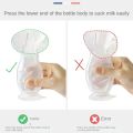 Breastfeeding Baby Feeding Manual Breast Pump Partner Breast Collector Automatic Correction Breast Milk Silicone Pumps BPA Free.