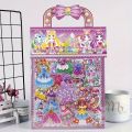 Princess Dress Up Puffy Stickers Pad for Girls Kids Princess Crafts Games 3D Foam Fashion Sticker Activity Playset for Toddlers.