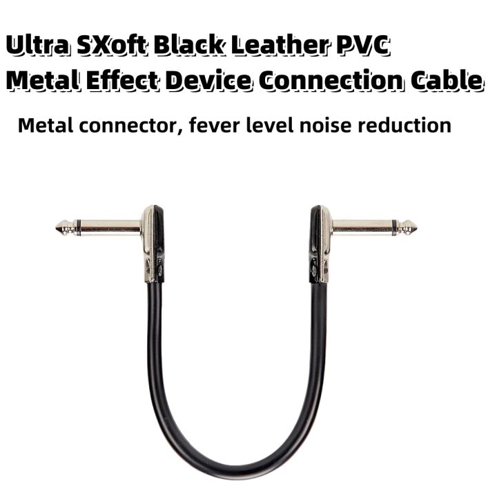 1/3/6PCS%20Electric%20Guitar%20Effect%20Pedal%20Patches%20Cable/6.35mm%20Flat%20Cord/Low%20Noise%20Shielded%20Cable/Pedal%20Board%20Cable(15/30/50CM)%20-%20Image%204