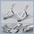 Alloy stainless steel adjustable notebook holder bracket laptop stand. 