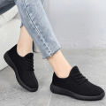Women's Vulcanize Shoes 2025 Sneakers Solid Black Red Shoes Gym Fitness Trainers Walking Sport Shoes Female Zapatos Mujer.
