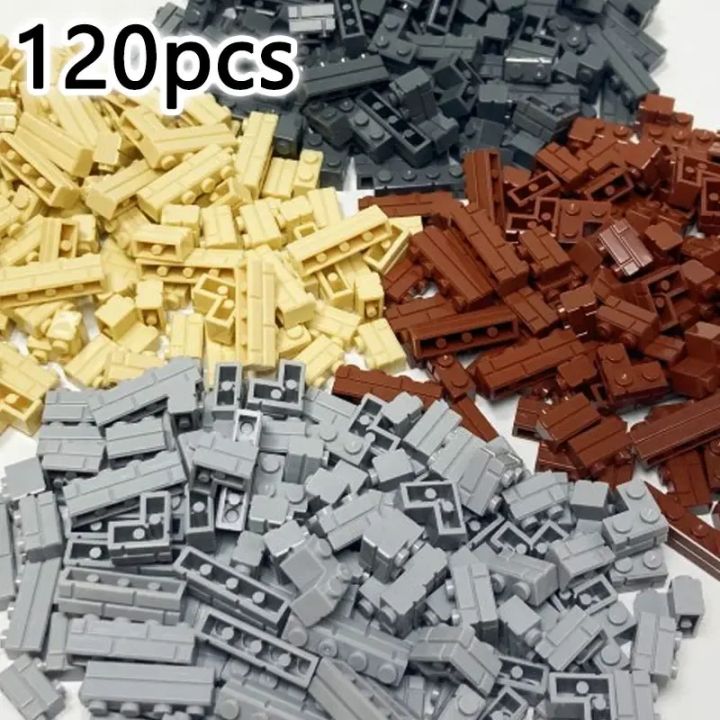 120PCS Blocks Wall Brick Small Particles Building Block Simulation City Model Building Accessories Children 
