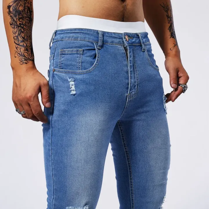 Ripped%20Men's%20Jeans%20Slim%20Stretch%20Holes%20Fashion%20Biker%20Denim%20Pants%20Skinny%20Personality%20Hip%20Hop%20Streetwear%20Male%20Fashion%20Trousers%20-%20Image%205