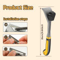 Carbide Scraper Ergonomic Scraper Tool Anti-Slip Carbide Scraper with Plastic Handle Reusable Paint Scraper Tool Multi-Surface. 