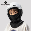 ROCKBROS Kids Cycling Caps Winter Warm Full Face Mask Boys Girls Thermal Fleece MTB Road Bike Neck Cover Bicycle Scarves Hats.