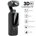 Lens Protector+Screen Protector For Osmo Pocket 4 Easy Install Auto-Alignment Kit Tempered Glass Film For Osmo Pocket 3.