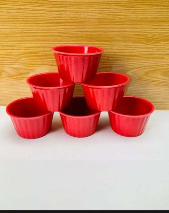 6-pcs Ketchup and sauce serving little bowl Available in Different Colors