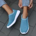 Women's Ultra Light Oversized Running Shoes, Fashionable Fly Woven Breathable Sports Sneakers. 