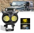1-pcs OWL EYE led fog light with long range ultra bright (white, yellow or multi) 1pcs light plastic body. 