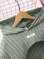 Autumn And Winter Women's And Children's Casual Fashionable Elegant Short Top&Dress Two-Piece Set.
