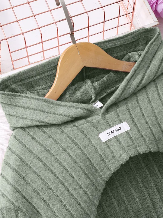 Autumn%20And%20Winter%20Women's%20And%20Children's%20Casual%20Fashionable%20Elegant%20Short%20Top&Dress%20Two-Piece%20Set%20-%20Image%203