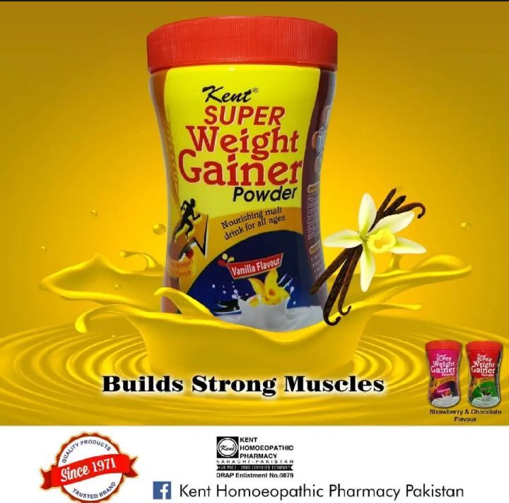 Kent Super Weight Gainer Powder - Health Milk Powder - Vanilla Flavor