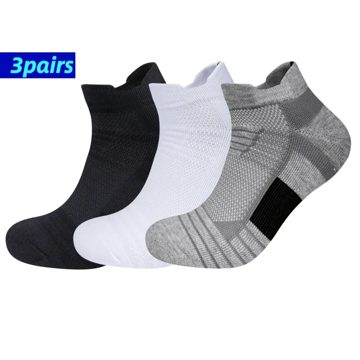 Metzuyan TOPSOX Men's Retro Stripe Cotton Rich Athletic Socks – 3 Pack, White, Size 6-11, Mid Calf Length