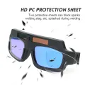 Automatic Darkening Dimming Welding Glasses Anti-glare Argon Arc Welding Glasses Welder Eye Protection Goggles Tools. 