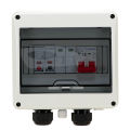 Double PG Solar photovoltaic PV DC Combiner Box 600V Surge Lightning Protection 1 input 1 out Fuse MCB SPD Distribution Box IP65. 