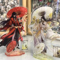2Pcs Tian Guan Ci Fu Ring Heaven Official’s Blessing Hua Cheng Xie Lian Cosplay Stand Acrylic Figure Standing Desk Decoration. 