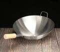 Steel Wok pan Chinese Style Fry Pan 36 Cm For Restaurant. 