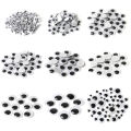 100pcs/200/550pcs Self-adhesive Googly Wiggle Eyes for DIY Scrapbooking Crafts Projects DIY Dolls Accessories Eyes Handmade Toys.