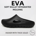 Summer New EVA Cool Slippers for Home Comfort, Anti Slip Fashion, Versatile Couple Wearing Baotou Slippers for Men.