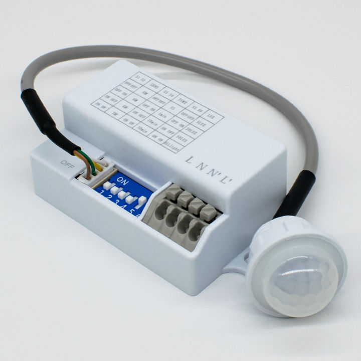 Light Sensor Switch With Timer 220V 110V Automatic Sensor Light Switch Pir Presence Sensor Lighting ...