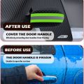 Automobile snow protection cover for front windshield, anti-freezing and anti-frost snow magnetic suction snow guard, car cover.