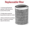 Air Purifiers for Bedroom Kitchen Quiet Air Cleaner with H11 HEPA Filter Portable with 2 Speeds for Allergies Pollen Pet Dust. 