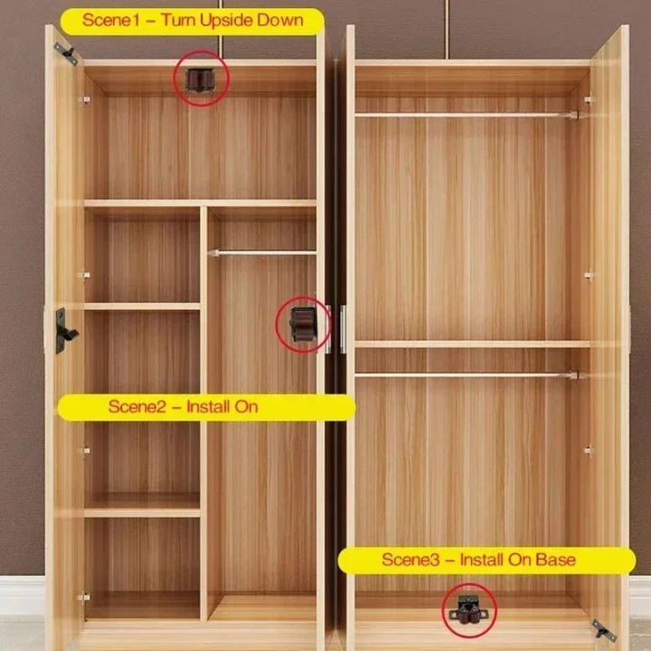 Press%20The%20Home%20Wardrobe%20Door%20Buckle%20Touch%20The%20Bead%20Magnetic%20Dual%20Wheel%20Spring%20Fixed%20Lock%20Buckle%20Low%20Foot%20Cabinet%20Door%20Buckle%20-%20Image%205
