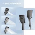 Bathroom Intelligent Piano Keys Shower Faucet Complete Bathroom shower set Digital LCD 4 Function Wall Mount Rainfall Cold Hot Water Bathroom Shower System Rustproof and Durable. 