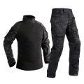 Tactical Suits Outdoor Paintball Men Clothing Uniform Waterproof Camo Shirts Cargo Pants Wear Resistant Suits. 