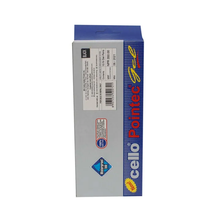 Cello%20Pointect%20Gel%20Pen-Set%20Of%201%20Packet(10%20Pieces)%20-%20Image%202