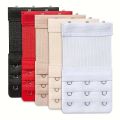 5pcs Bra Extenders in 5 Colors - 3-Hook Adjustable, Seamless & Invisible Under Clothing for a Perfect Fit.