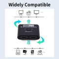 4K X 2K HDTV Switch Bi-Direction 2 Ports HDTV Splitter Switch For Laptop PC PS3/4 TV Box To Monitor TV Projector Adapter.