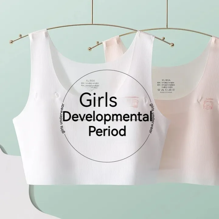 2026%20Bra%20For%20Teenager%20Girls%20New%20Student%20Girl%20Development%20Period%20Bra%20No%20Steel%20Ring%20Girl%20Sports%20Tube%20Top%20Solid%20Color%20Training%20Bra%20-%20Image%203