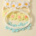 6PCS Cute Lace and Flower Decorated Headbands for Baby Girls for Party Colorful Elastic Headbands Daily Accessories for Kids. 