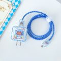 Shipped from Thailand! Cute cartoon charging cable case for Apple power adapter 18W/20W charging cable protector Cable Protector broken. 