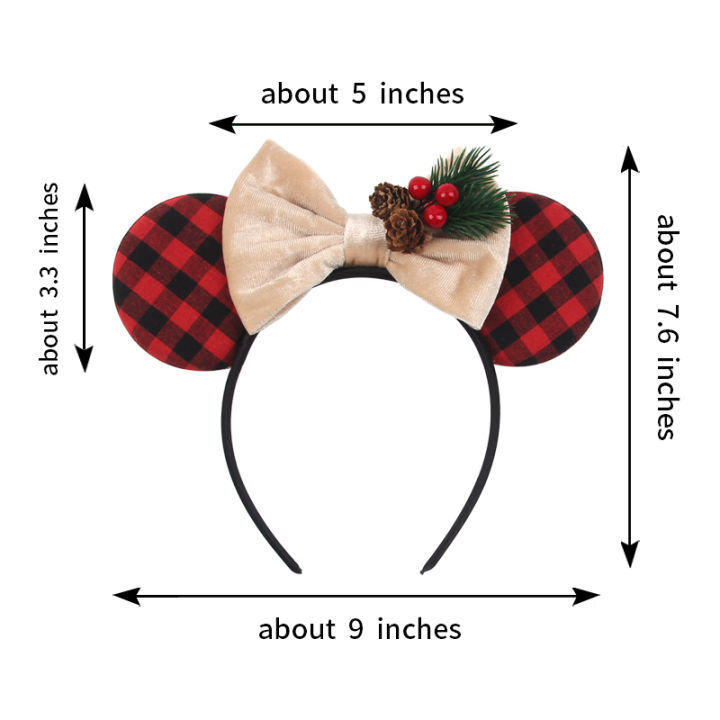 Disney%20Hoofddeksels%20Mickey%20Cartoon%20Haarband%20Christmas%20Cosplay%20Diy%20Haar%20Accessoires%20Hoofddeksels%20Groothandel%20Hot%20Festival%20-%20Image%204
