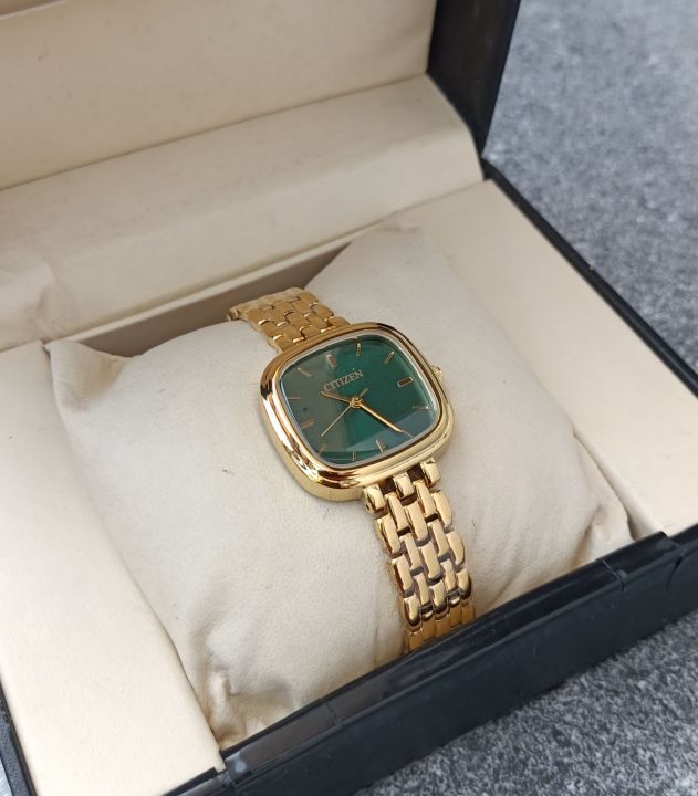 Citizen%20%7C%20Ladies%20Watch%20%7C%20Green%20Dial%20%7C%20Square%20Type%20-%20Image%202